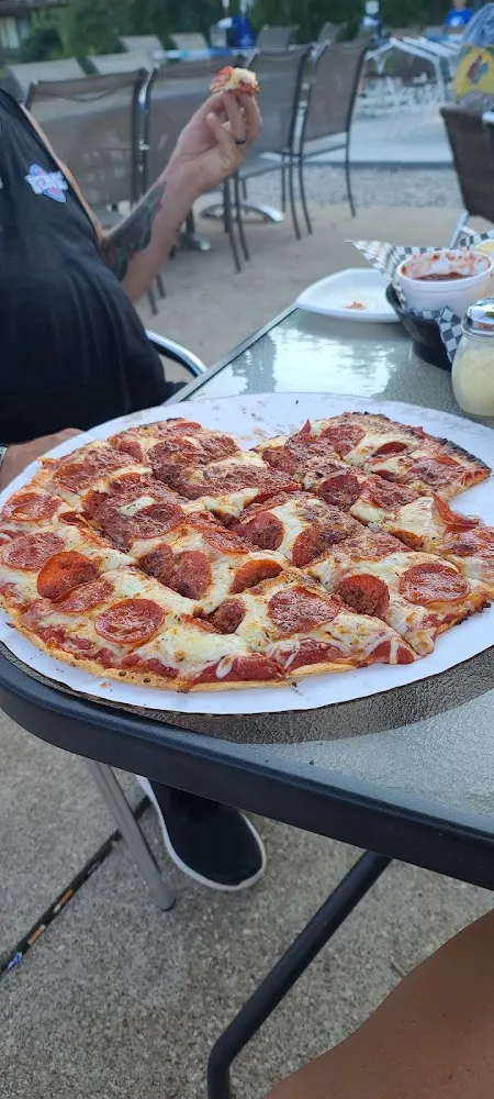 Pepperoni Pizza Thin Crust
